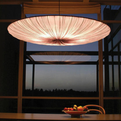 Round Fabric Shade Iron Chandelier 50/60cm