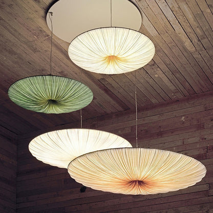 Round Fabric Shade Iron Chandelier 50/60cm