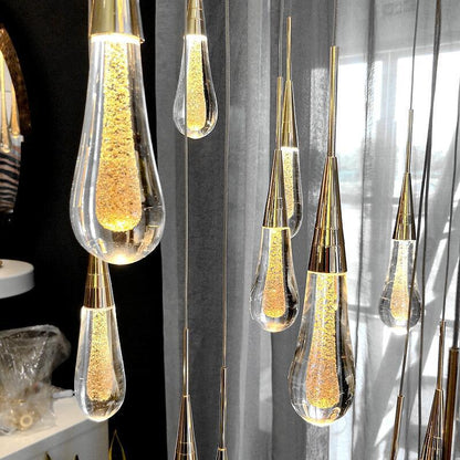 Slim Crystal LED Chandelier 1/3-Light