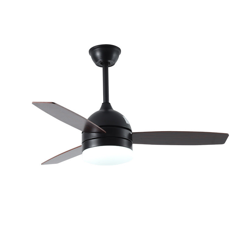 36/42-Inch Inverter Ceiling Fan Light / Black Hanging Rod / 42in Dual Control / 110V