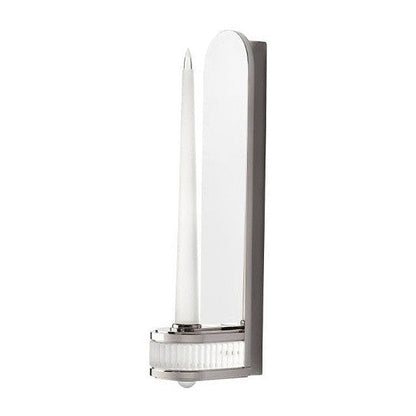 Clear Crystal 4-Light LED Wall Light / Nickel