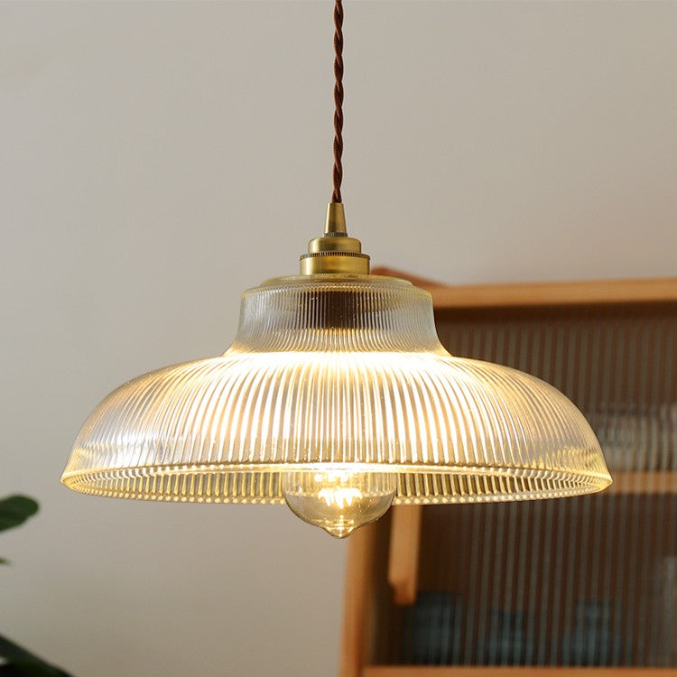 Copper Glass Japanese Chandelier 1–3 Light