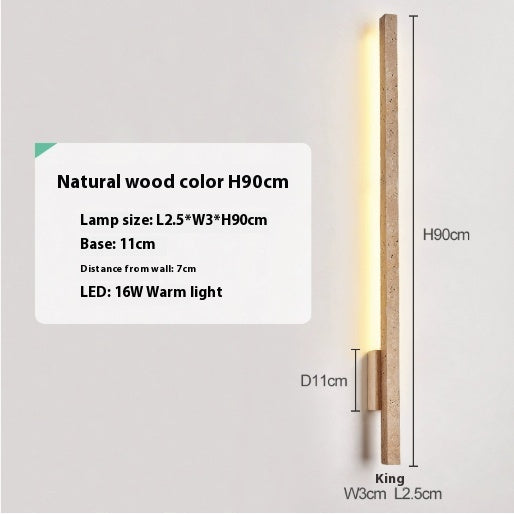 Warm White Strip Wall Light 55/90cm