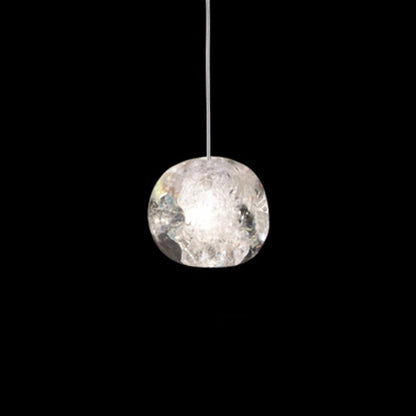 48-Inch Rectangular Optic Crystal Pendant Light