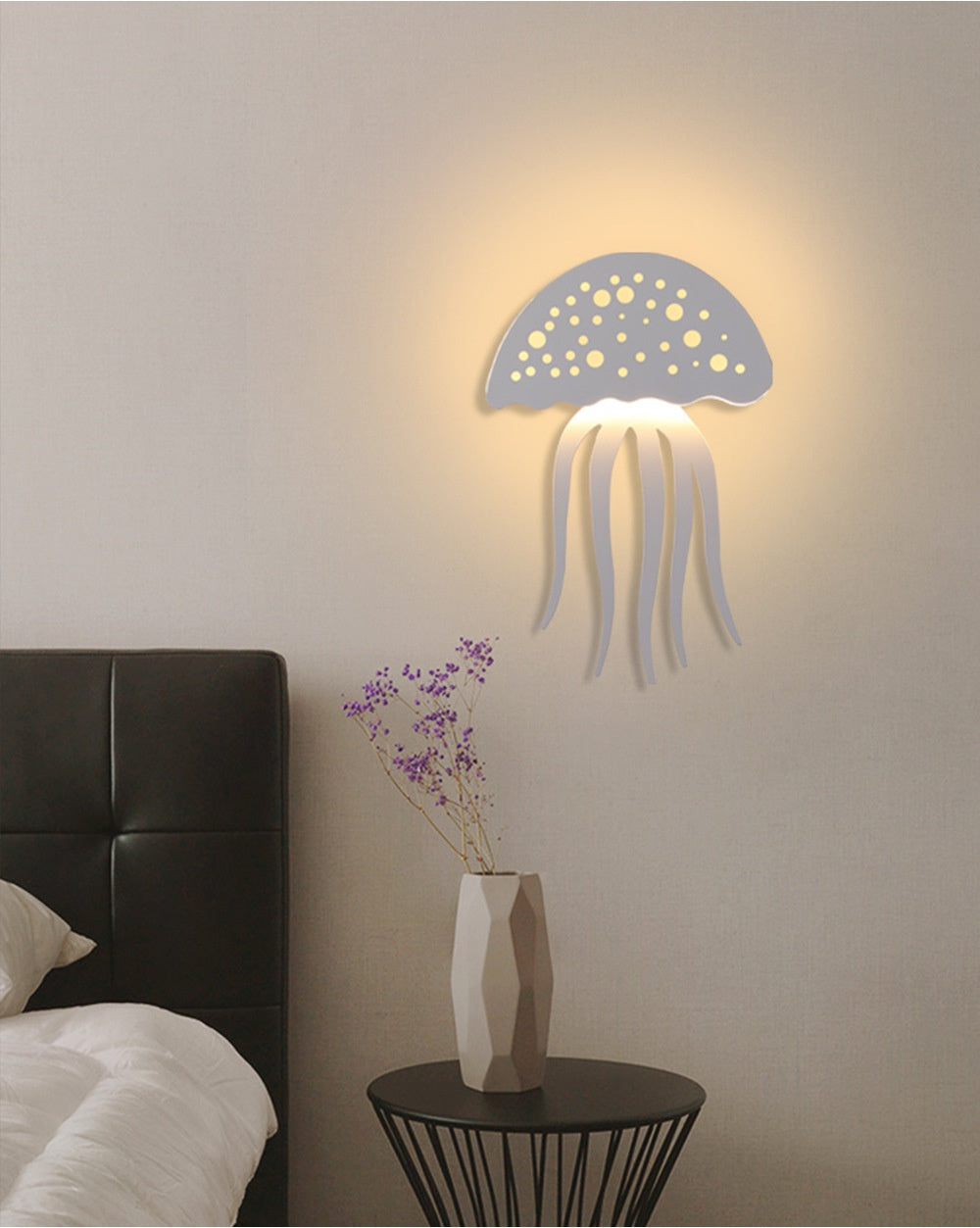 10W White Minimalist Wall Light